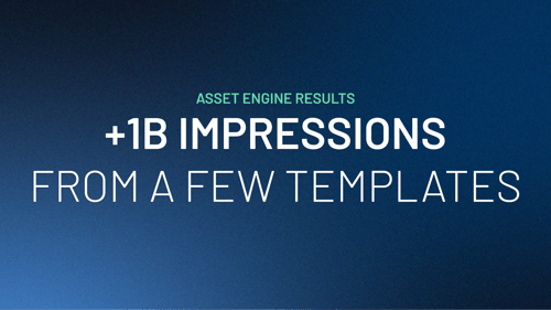 +1B Impressions From just a few Templates