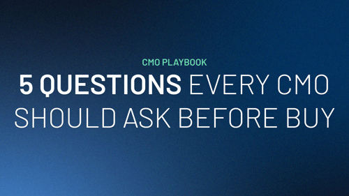 The 5 Questions Every CMO Should Ask Before Buying a Creative Production Platform