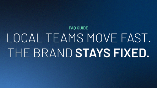 Local Marketing Brand Guidelines With Scalable Control