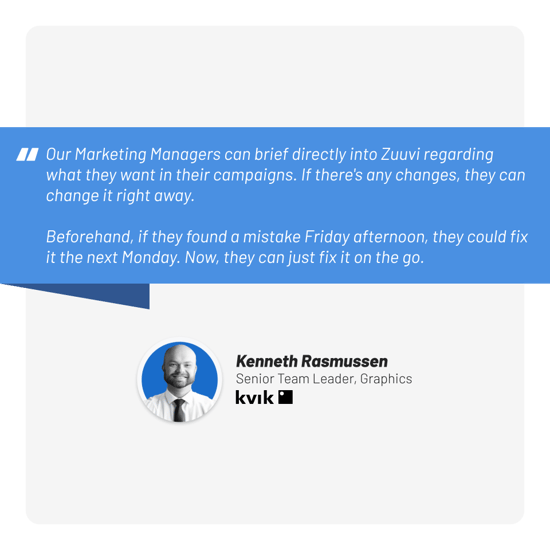 Kvik - Zuuvi Success Story Quote