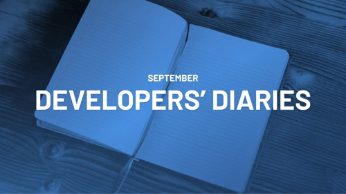 DevelopersDiariesSeptember