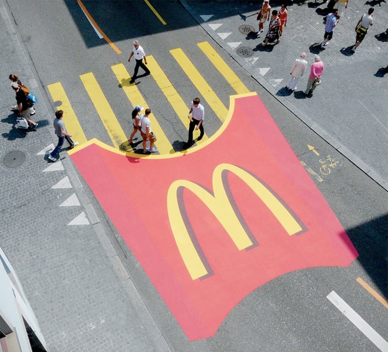 Mac Donald's crosswalk