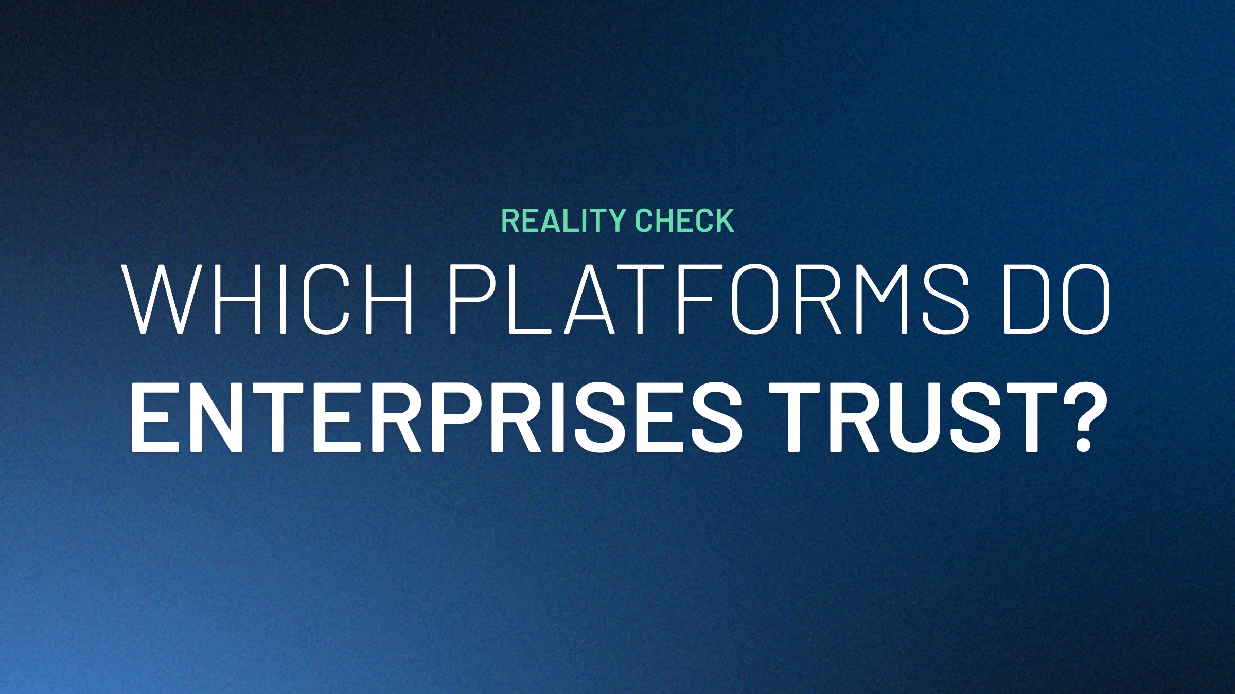 Which Creative Platforms Do Enterprises Actually Trust? A Reality Check