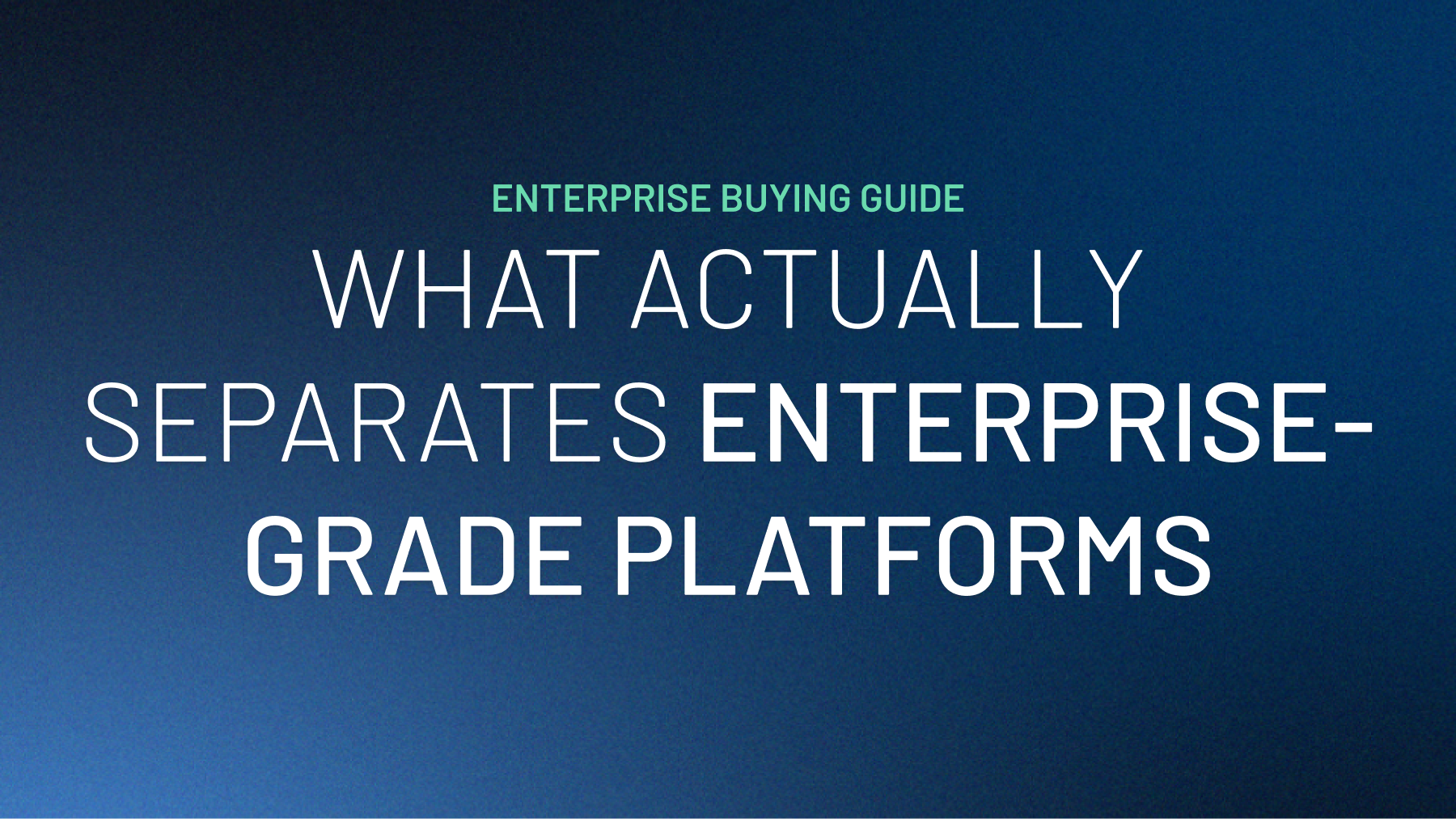 What to Look for in a Creative Production Platform. Enterprise Buyer's Checklist