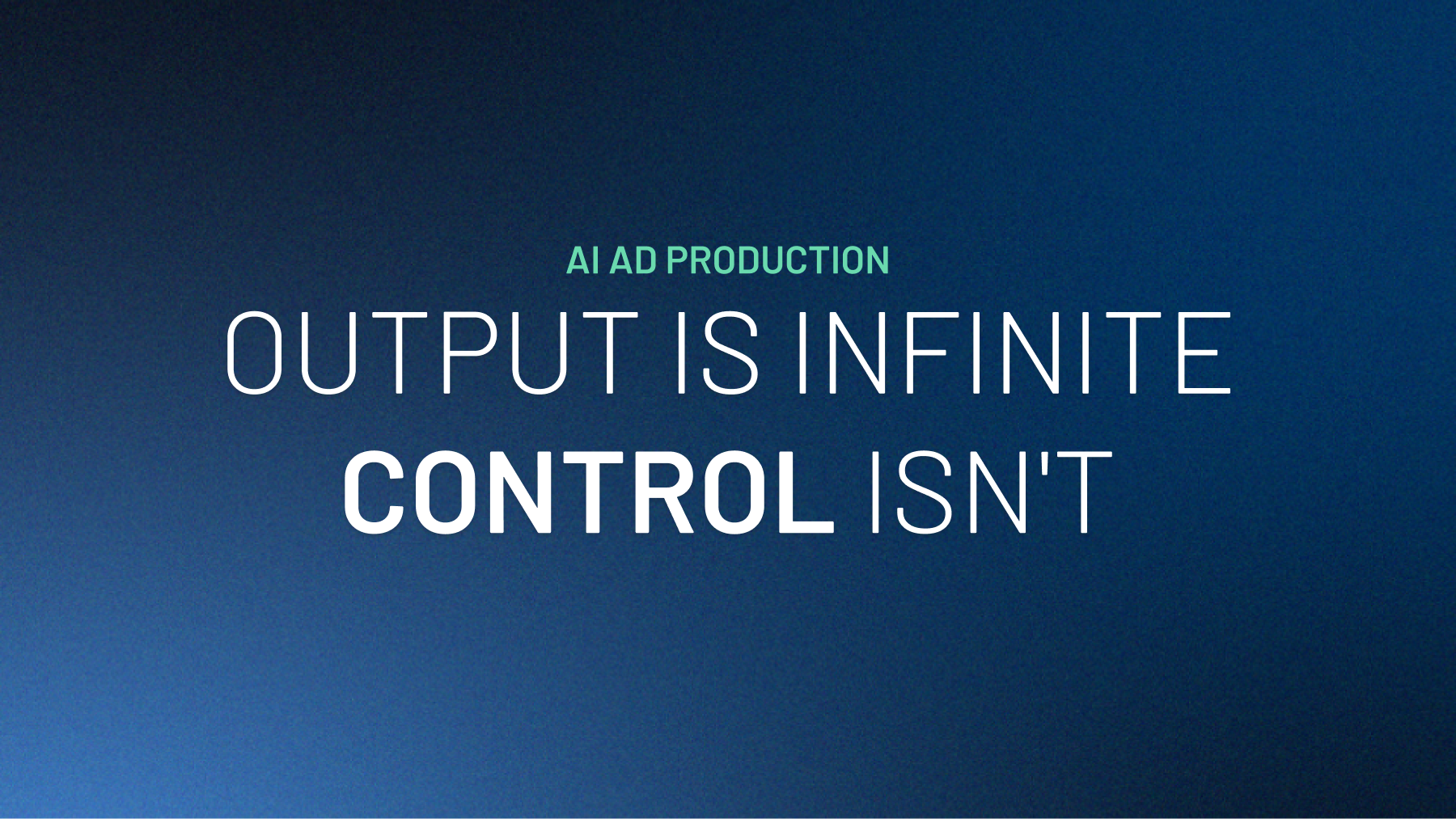How AI Actually Scales Ad Production Without Scaling Drift